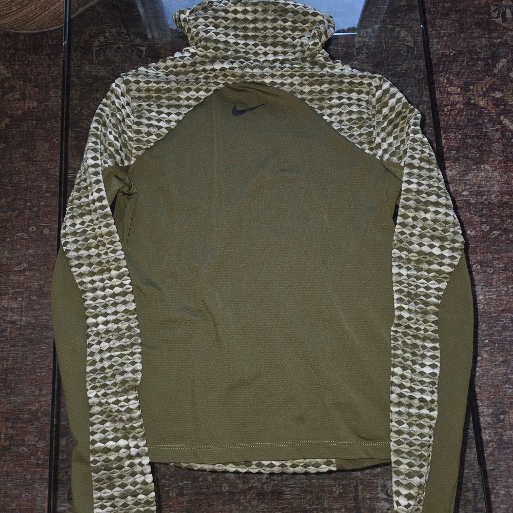 Nike Pro Hyperwarm Patterned Turtleneck Sweater - image 4